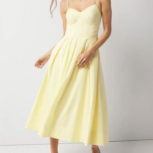 New with Tag on , White House Black Market, SL Corset FNF Midi, Lemon Spritz